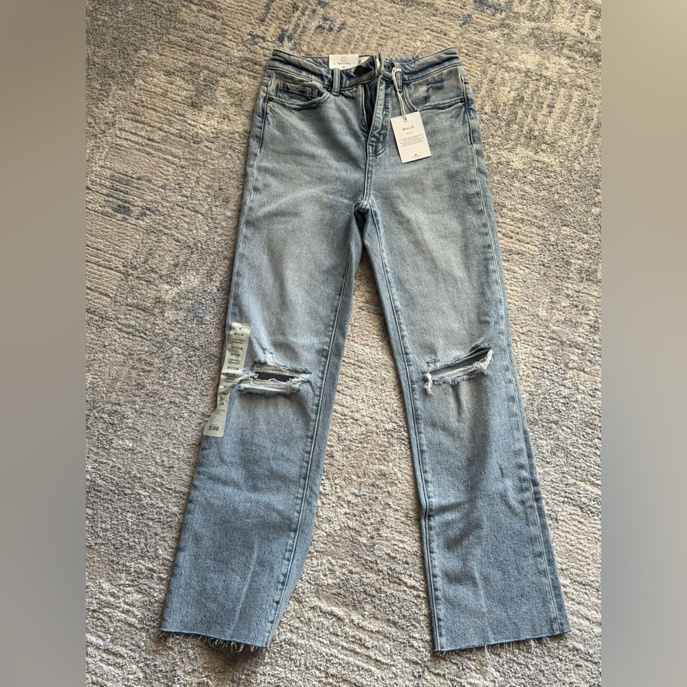 BKE Gray Ripped Skinny Jeans